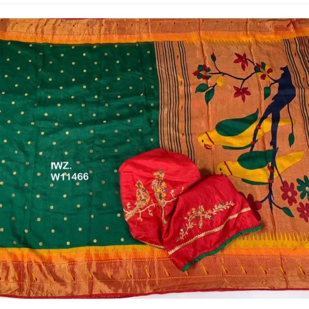Soft silk saree set